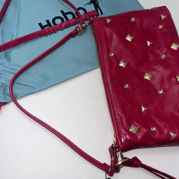 Hobo The Original Darcy Red Crossbody, Small Shoulder bag, or Wristlet - Picture 4 of 8